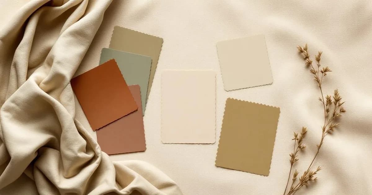 Kobieta o oliwkowej karnacji w paletach ziemi i klejnotów